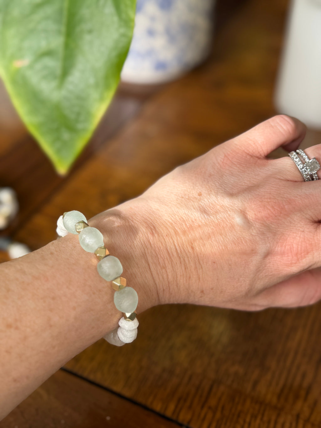 Seafoam Dream Aromatherapy Diffuser Bracelet