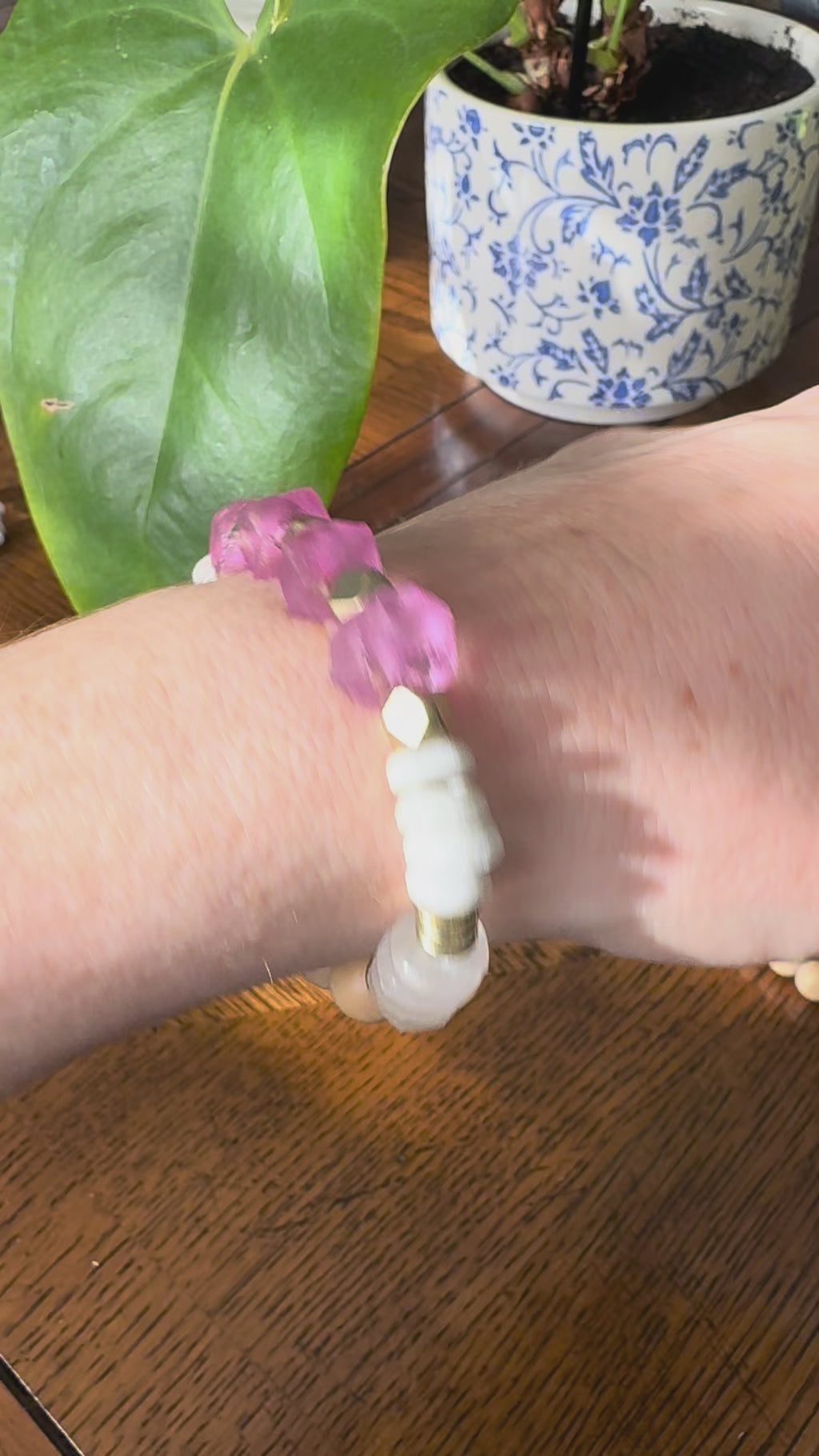 Hibiscus Bloom Aromatherapy Diffuser Bracelet