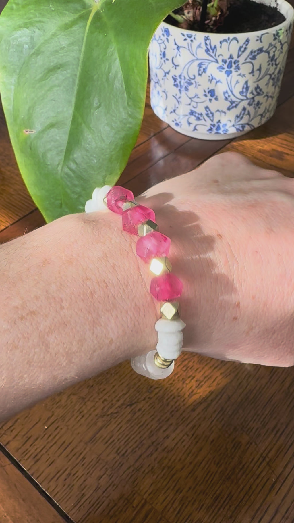 Cherry Blossom Aromatherapy Diffuser Bracelet