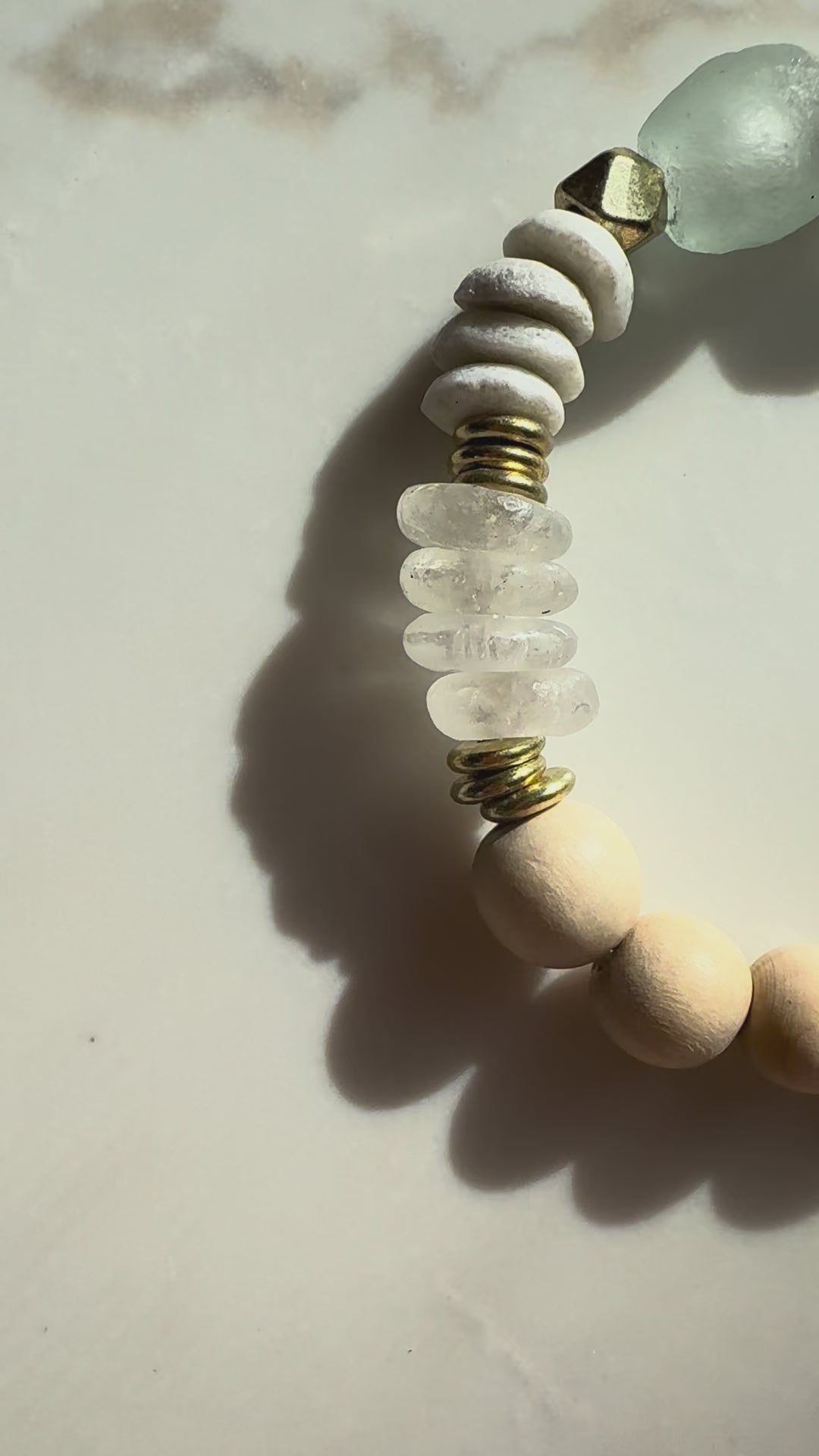 Seafoam Dream Aromatherapy Diffuser Bracelet