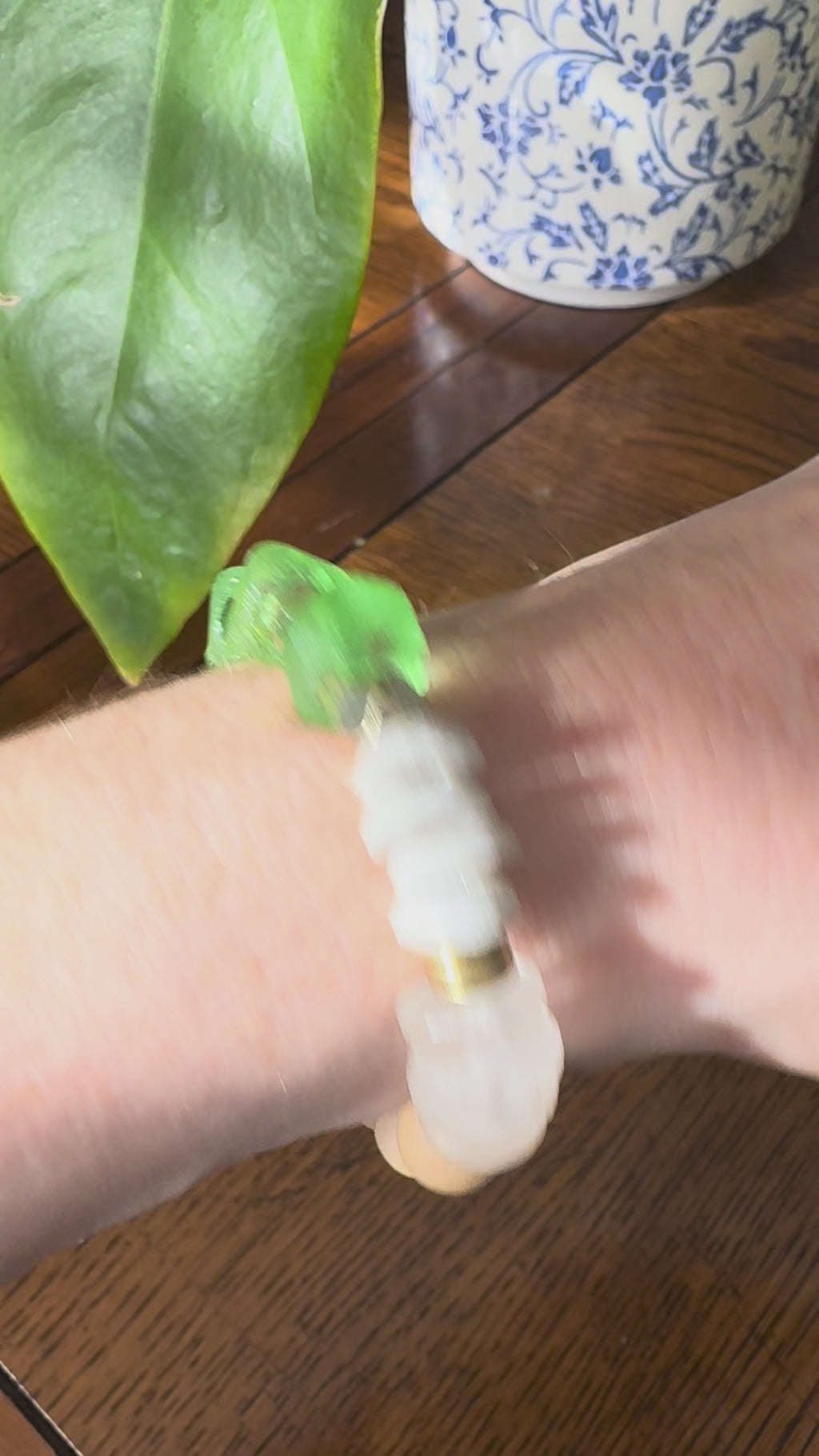 Sea Glass Mint Aromatherapy Diffuser Bracelet