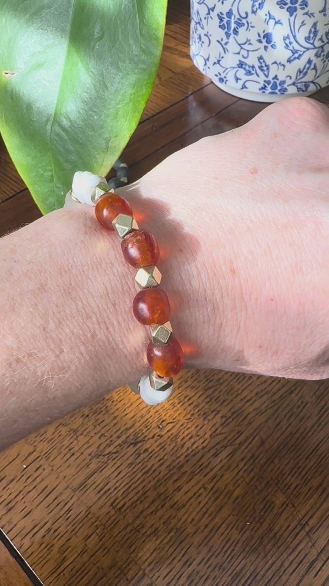Amber Earth Aromatherapy Diffuser Bracelet